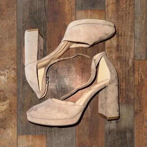 Elegant Block/Chunky High Heel with Ankle Strap